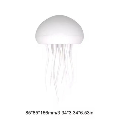 Cartoon Jellyfish Night Light RGB Gradient Cute Jellyfish Bedside Lamp Voice Control Type-C Charging LED Night Lamp