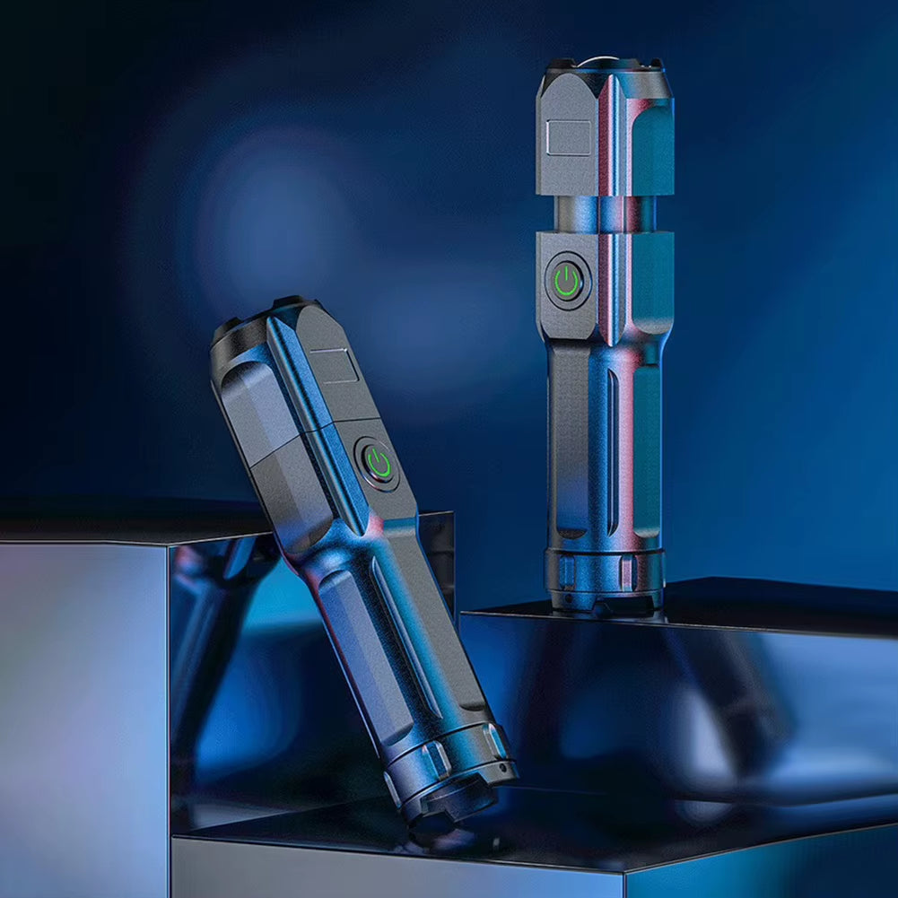 395Nm Blacklight Flashlight USB Rechargeable Ultraviolet Blacklight Portable Torch Light for Pet Urine Detection Resin Curing